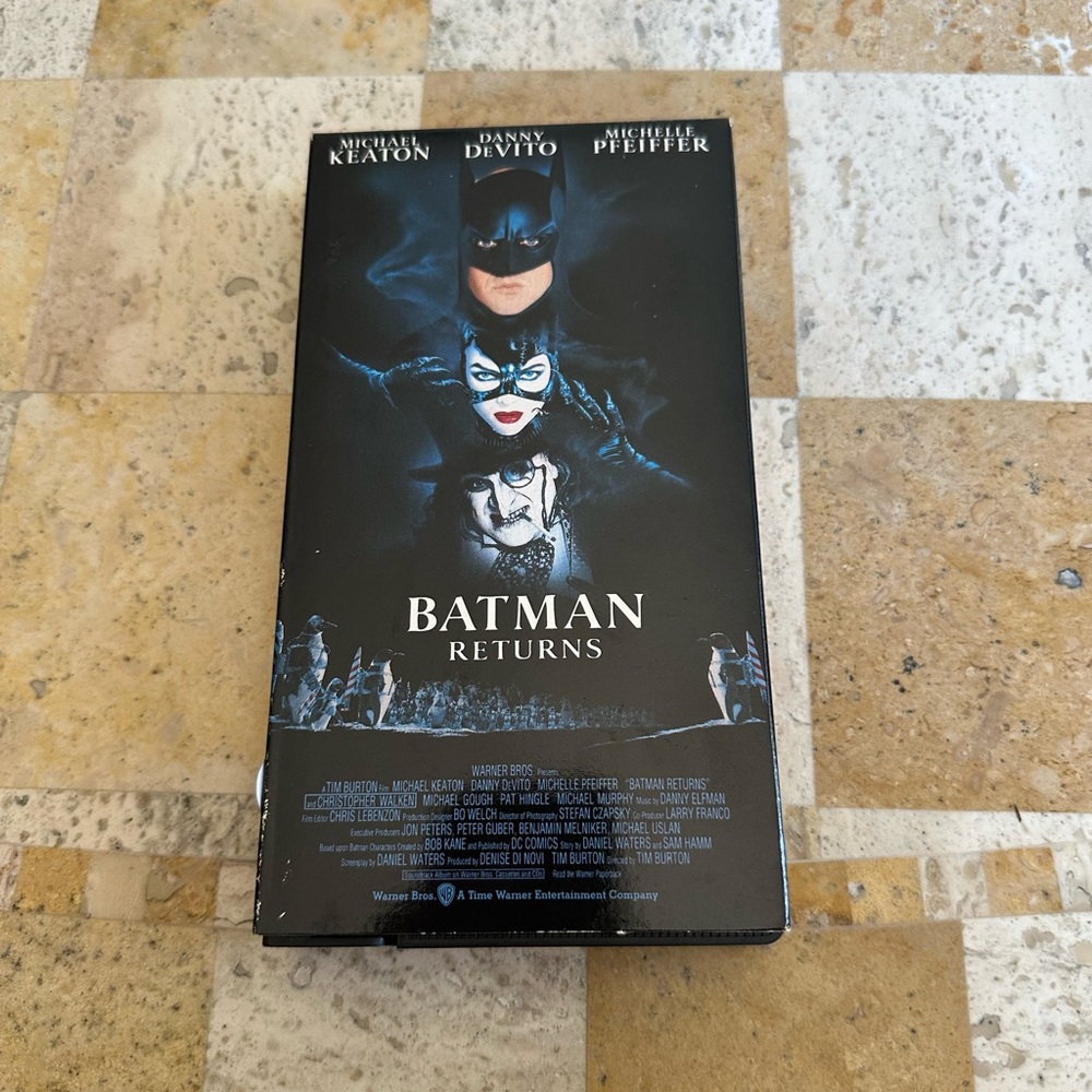 Batman Returns VHS - Black and Blue